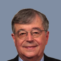 Headshot of attorney Andrew Berger with grayish blue background.