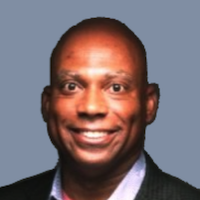 Headshot of attorney Matthew McFarlane with grayish blue background.