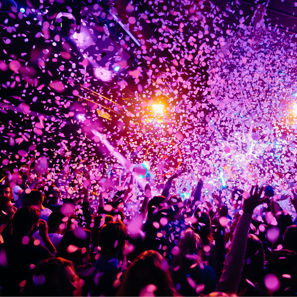 rave confetti png